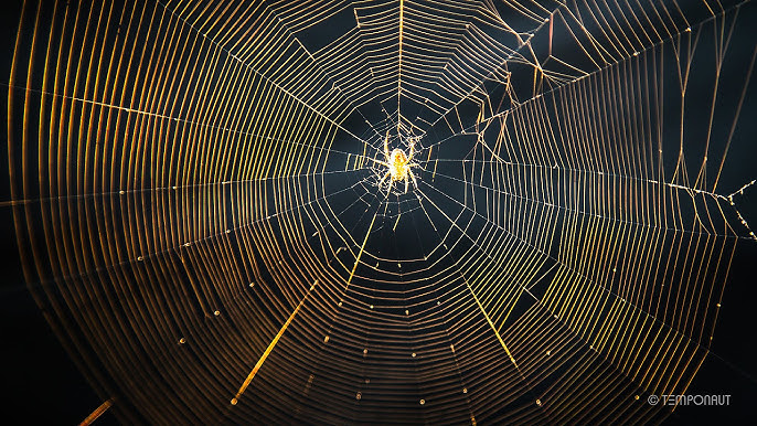 Beautiful Spider Web Build Time-lapse