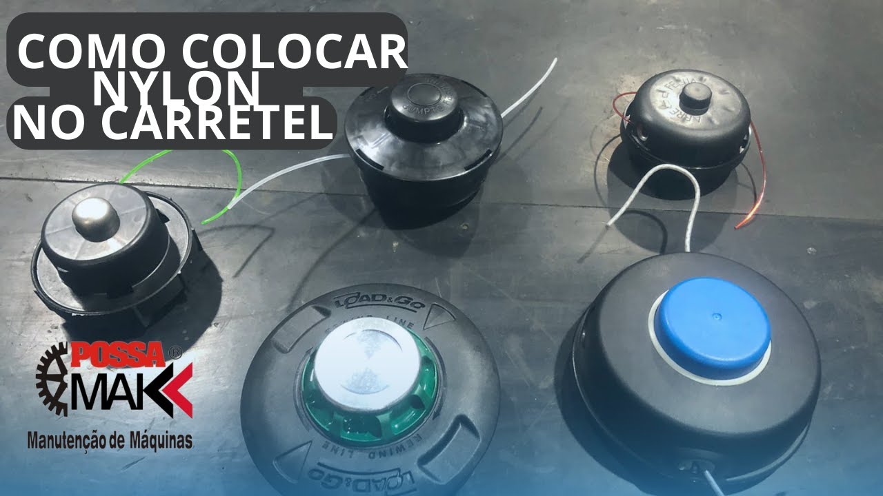 COMO COLOCAR NYLON EM ROÇADEIRA E APARADORES