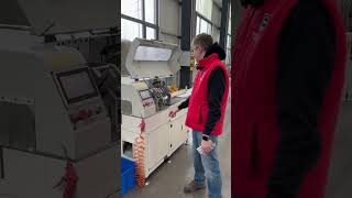 JMD Aluminium Machine: CNC corner connector cutting saw #aluminium #windowdoor