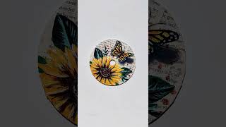 CD Painting PART 3 #cdpainting #diyacrylicpainting