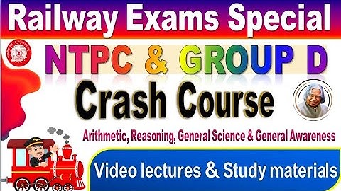 Railway NTPC CBT 2 & group D Crash course with 100+ PDFs for all Railway aspirants  by SRINIVASMech