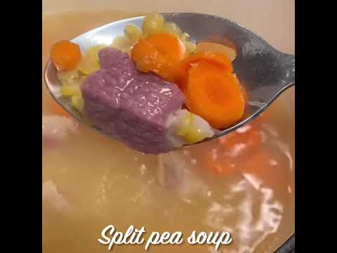 Yellow split pea soup - YouTube