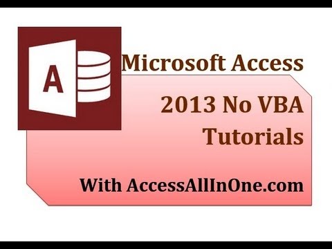 Access 2013 30 - Log In Form 2 - Main Form