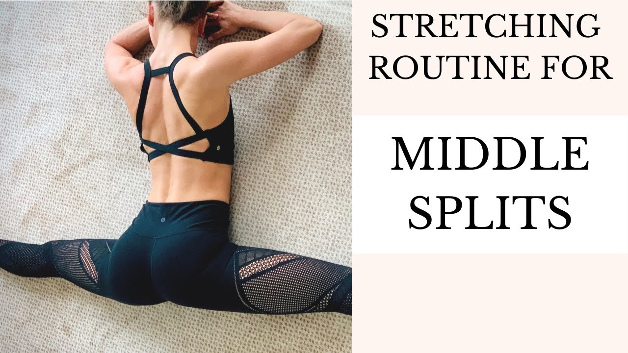 MIDDLE SPLITS: Follow along FULL STRETCHING ROUTINE for all levels (mobility + strength + stretches)