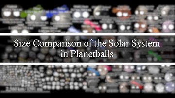 Size Comparison of the Solar System | Planetballs