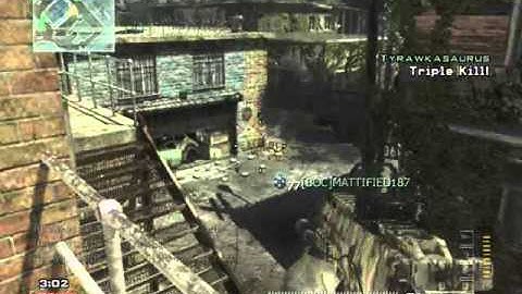 MW3 Fallen MP7 3-Kill Streak 2
