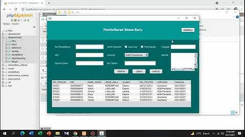 Demo Perancangan Aplikasi Sistem Penerimaan Siswa Baru di SMK Winaya Loka Depok  Berbasis Java