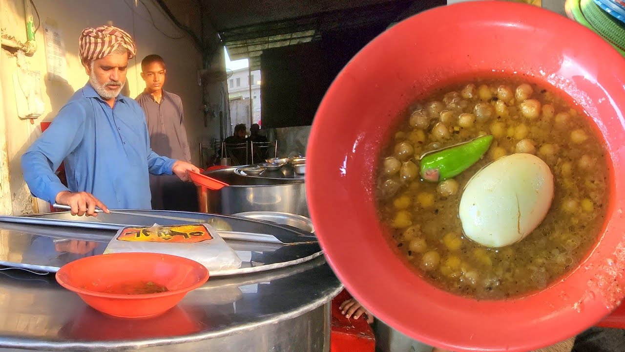Рецепт лахорской чаны | Способ приготовления коммерческой чаны на завтрак | Известный рецепт кала...