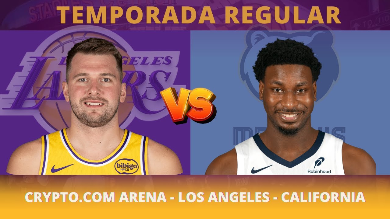 LOS ANGELES LAKERS X MEMPHIS GRIZZLIES / AO VIVO / TEMPORADA REGULAR