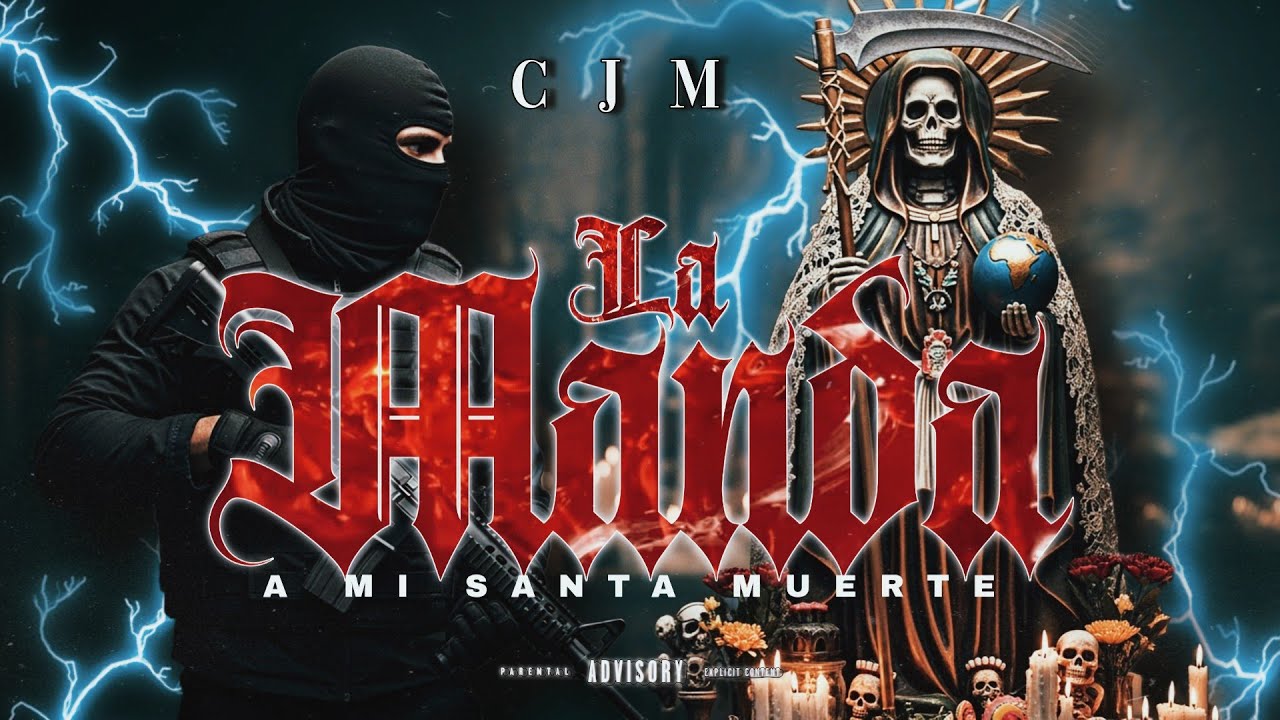 CJM - LA MANDA A MI SANTA MUERTE | Corrido Tumbado ( Vizualizer ) 