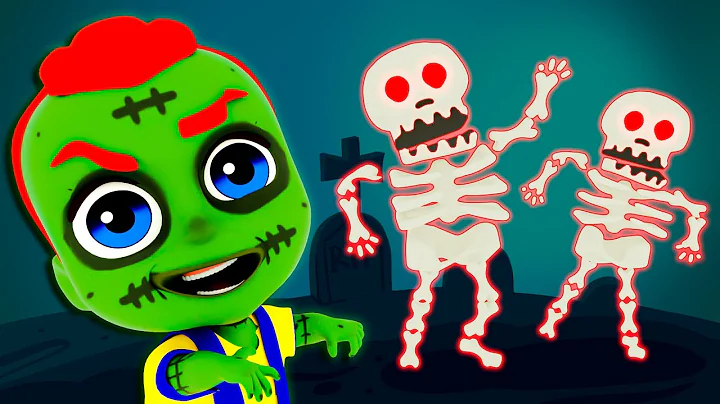 Zombie & Skeleton Dance | Tinytots Nursery Rhymes & Kids Songs