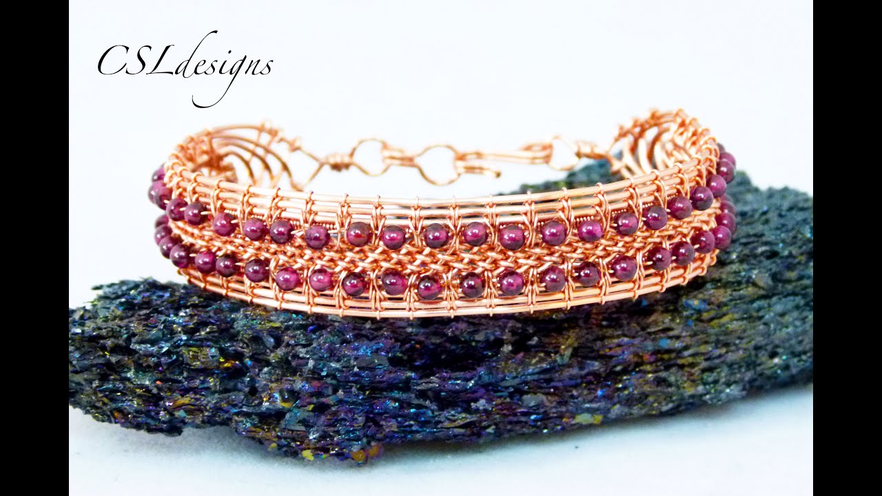 Beaded Wire Wrap Bracelets – Comebeedazzled