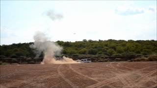 ILEA and ATF  BLASTING A TYRE