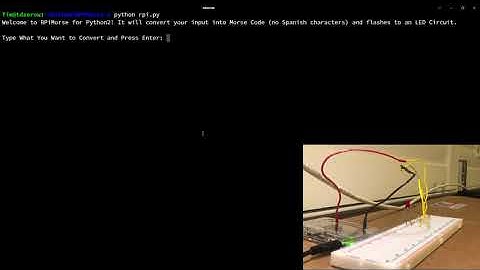 RPiMorse Demonstration