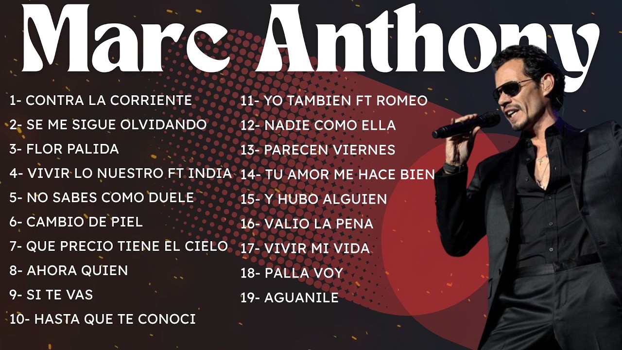 ⁣Marc Anthony Mix 2025 | Los Exitos Mas Grandes | Salsa Romantica y Bailable #salsaromantica DJMONTRO