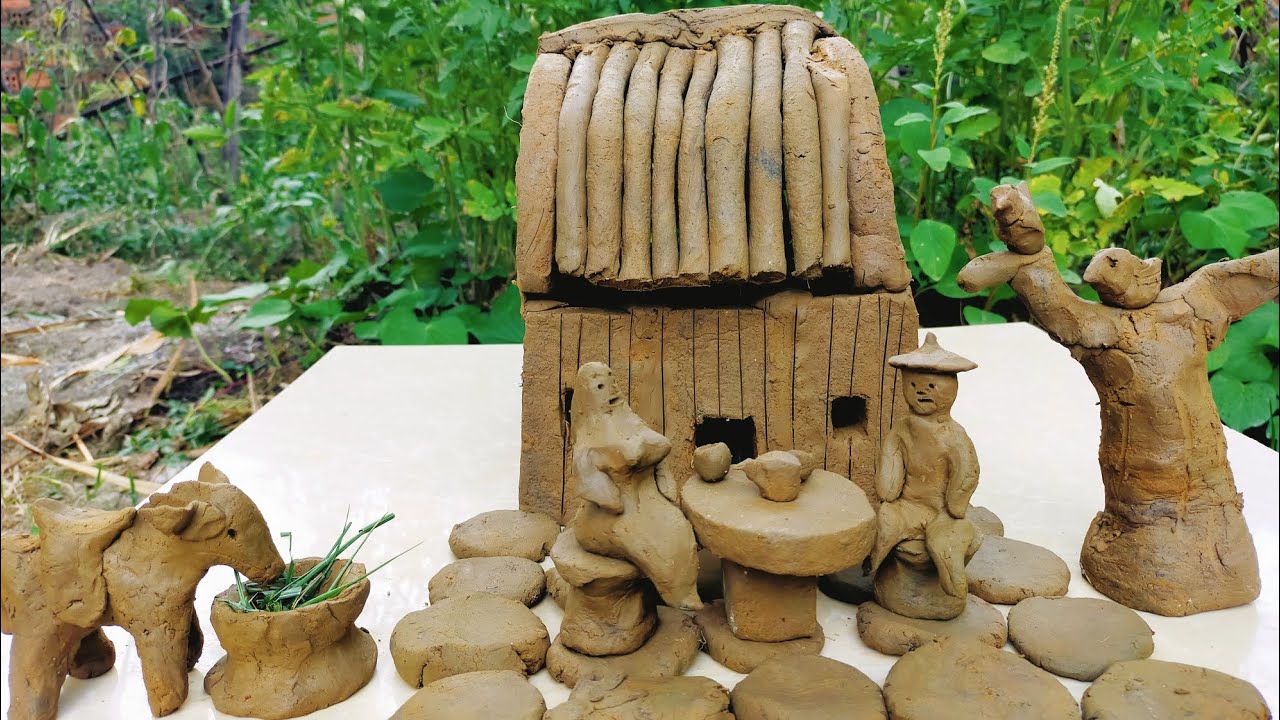 DIY amazing technique make handmade miniature house, kitchen with kitchen set | hand arts & crafts