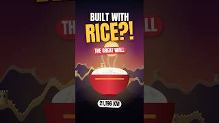 Great Wall of China built with RICE