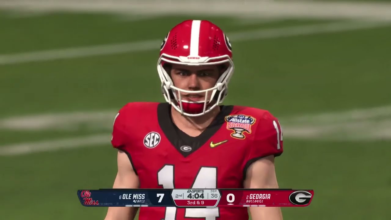 COLLEGE FOOTBALL 26 SUGAR BOWL OLE MISS @ GEORGIA