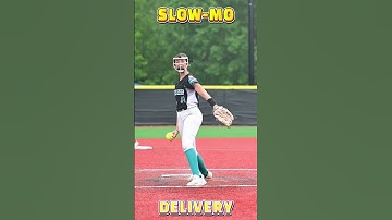 ⚡🥎Magical Pitch: Slow-Mo Mastery in Fastpitch Softball #shorts