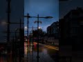 Rainy Night at the Tram Station • Urban Rain Sounds for Deep Sleep & Relaxation #shorts