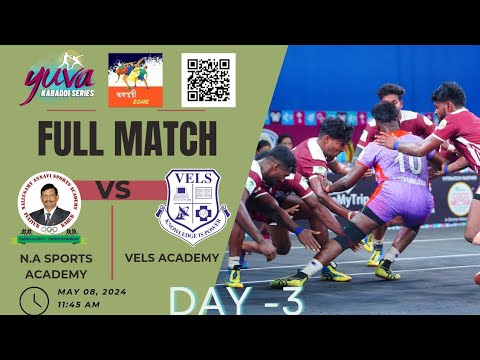 Match no - 10 // N.A SPORTS ACADEMY VS VELS UNIVERSITY //  yuva kabaddi series Tamil Nadu 2024