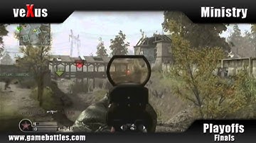 COD4 | Gamebattles Summer 2009 Playoffs Finals; veXus vs Ministry Gaming - Game 3 (Part 2 of 2)