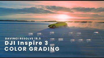 Dji Inspire 3 | Cinematic Color Grading | Davinci Resolve 18.5