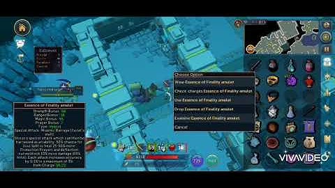 Using Essence Of Finality Amulet Spec (Zuriel Staff Miasmic Barrage) At Bandos - Runescape 3 Mobile