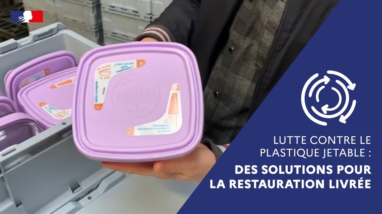 Lutte contre le plastique jetable : des solutions pour la restauration ...