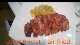 Duck Breast (air fried) made easy by Chef mol on golden hill
