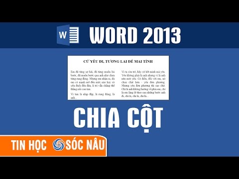 #1 Cách chia cột trong word chi tiết Mới Nhất