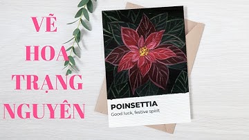 Cách vẽ hoa trạng nguyên bằng màu gouache / Clip hướng dẫn vẽ hoa đơn giản cho người mới bắt đầu