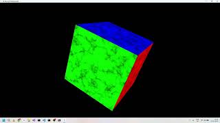 Textured Cube Rendering using Modern OpenGL