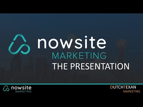 Nowsite Marketing Customer & Affiliate Opportunity Presentation | May, 2021