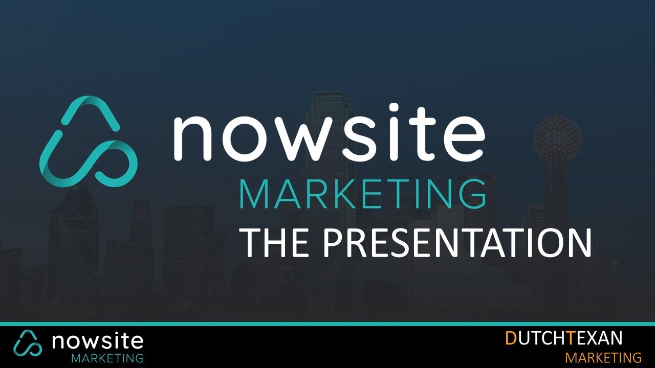 Nowsite Marketing Customer & Affiliate Opportunity Presentation | May, 2021