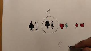 Day 1 of making my own deck of cards.