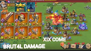 XIX COME FOR MY BLUE RALLY TRAP..INSANE DAMAGE FROM MAX TITAN..LORDS MOBILE