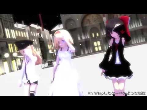 [東方MMD]好き！雪！本気マジック(霊夢・魔理沙・アリス)