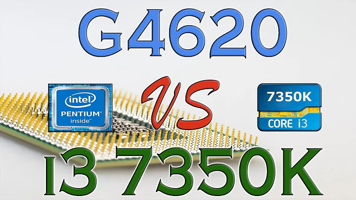 G4620 vs i3 7350K - Benchmarks / Gaming Tests Review And Comparison / Kaby Lake vs Kaby Lake