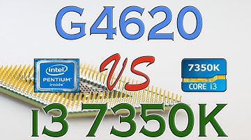 G4620 vs i3 7350K - Benchmarks / Gaming Tests Review And Comparison / Kaby Lake vs Kaby Lake