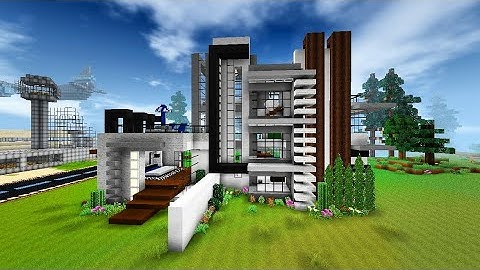 Modern House in Mini Block Craft Part 2/2
