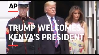Trump welcomes Kenya's president to the White House