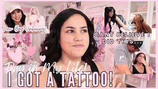 DAY IN THE LIFE| SURPRISING MY HUSBAND WITH A TATTOO!