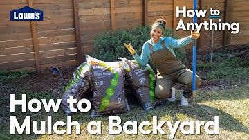 How to Mulch a Backyard | How To Anything