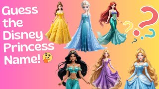 Which Princess Am I? 👑✨ A Fun Disney Guessing Game for Kids! #disneyprincess #disneyquiz screenshot 1