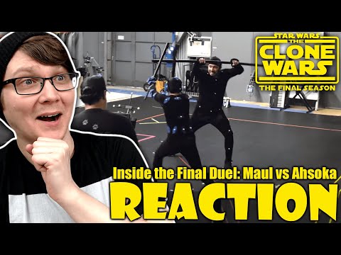 STAR WARS: THE CLONE WARS - Inside the Final Duel: Maul vs. Ahsoka Reaction!