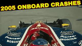 2005 Irl Season - Every Onboard Crash Incident