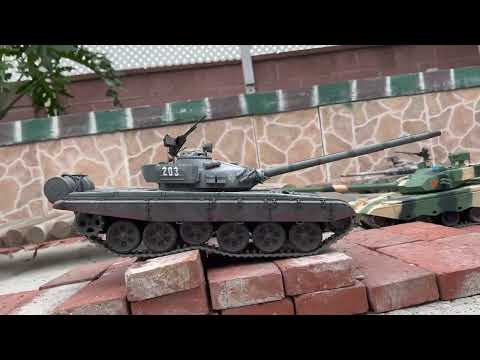 HENG LONG 1/16 RC RUSSIAN T72 PRO VERSION - OBSTACLE TEST RUN