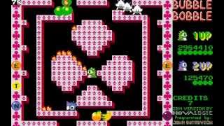 [Part 8/10] Bubble Bobble (DOS version) 2-players walkthrough, Player1 final score: 3631690
