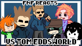 Friday Night Funkin reacts to Tom eddsworld WEEK with TOM | xKochanx | FNF REACTS | GACHA |
